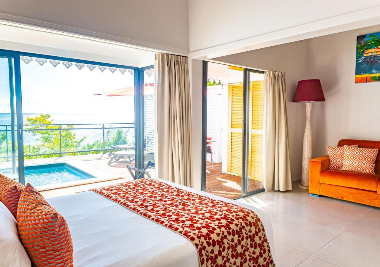 Les Galets Rouges Lodges & Spa Bouillante Exterior foto